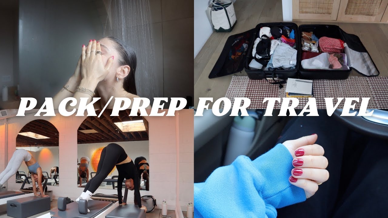 PACK + PREP WITTH ME: solo travel plans, pre-travel appointments & what I'm packing!