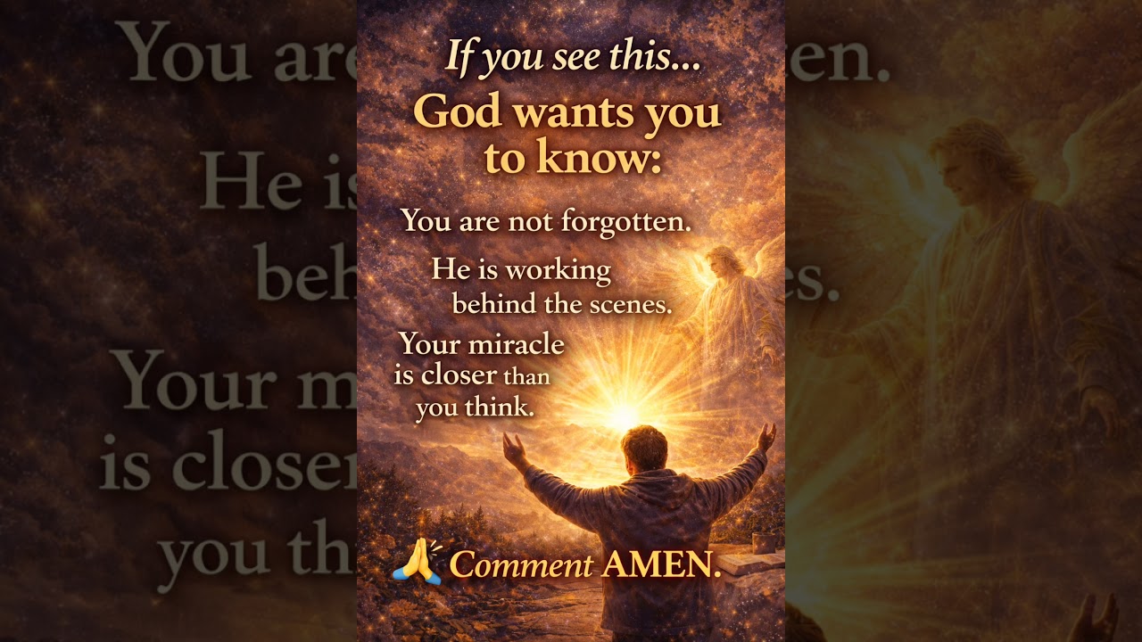 God says Stop worrying.