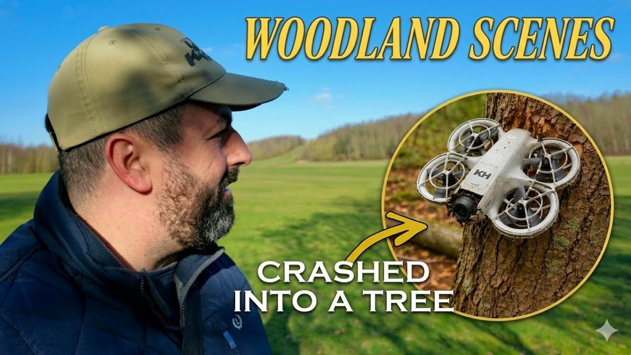 I Crashed My Drone Into a Tree | DJI Flyaway (Woodland Adventure Gone Wrong!) 