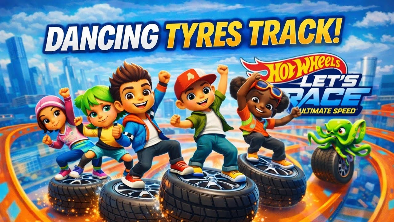 Hot Wheels Let's Race: Ultimate Speed_Hot Wheels Let’s Race 🚗 Dancing Tyres Track Challenge!