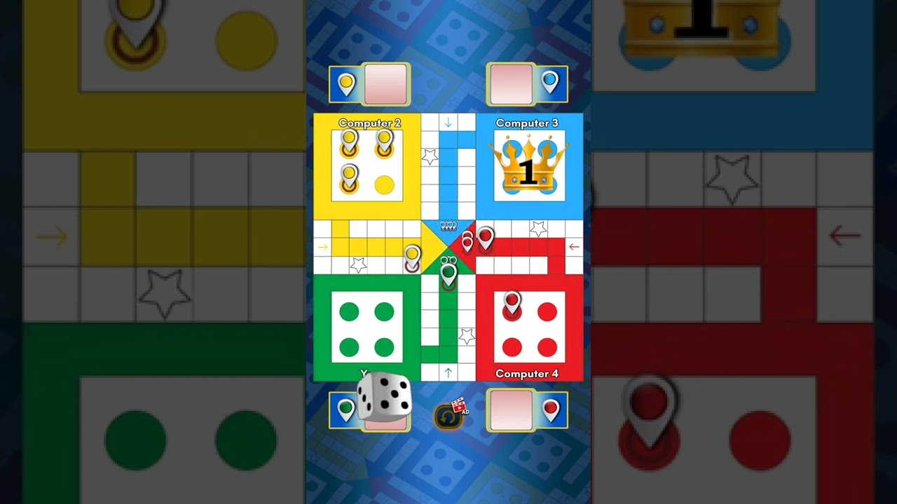 Ludo game in 4 players | #shorts #short
