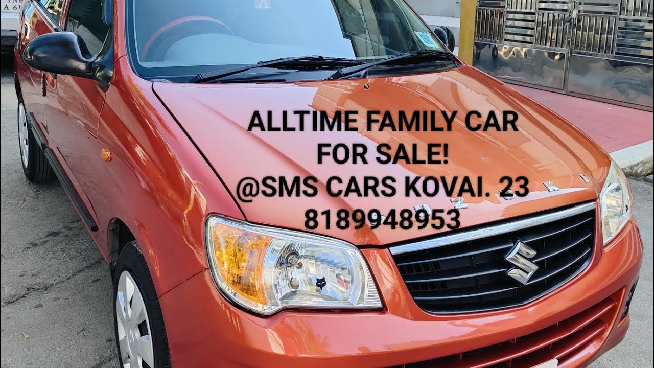 2014 ALTO K10 VXI MANUAL PETROL LOW KM HIGH QUALITY CAR FOR SALE@SMS CARS KOVAI. 23/CALL-8189948953
