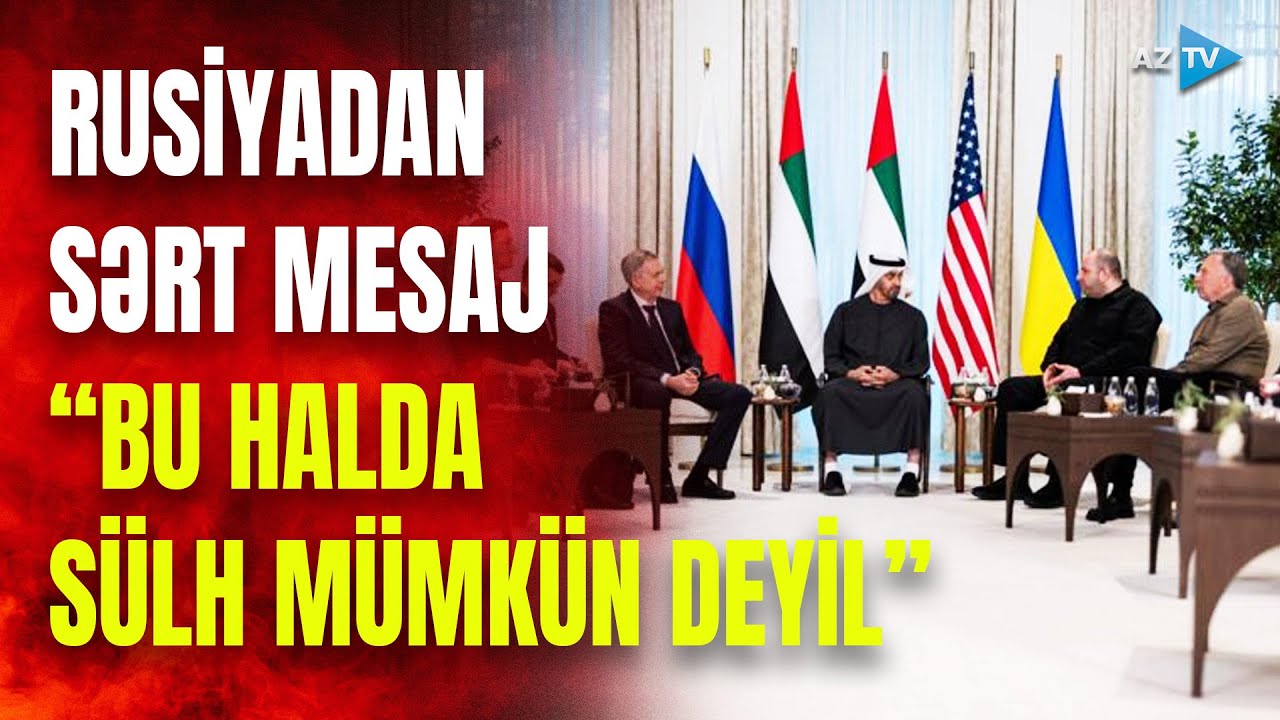Üçtərəfli görüş başa çatdı: detallar GİZLİ SAXLANILIR, Rusiyadan SƏRT MESAJ - Saziş imzalanacaq?