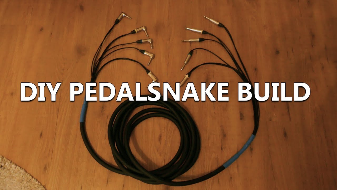 Making a custom DIY pedalsnake with Neutrik connectors