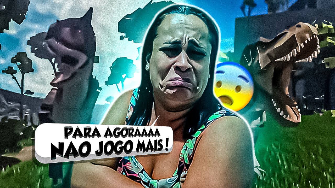 TROLLEI E ASSUSTEI MINHA MÃE E MINHA IRMÃZINHA JOGANDO COMO UM T REX E FIZ ELAS PASSAR MUITO MAL!! 😡