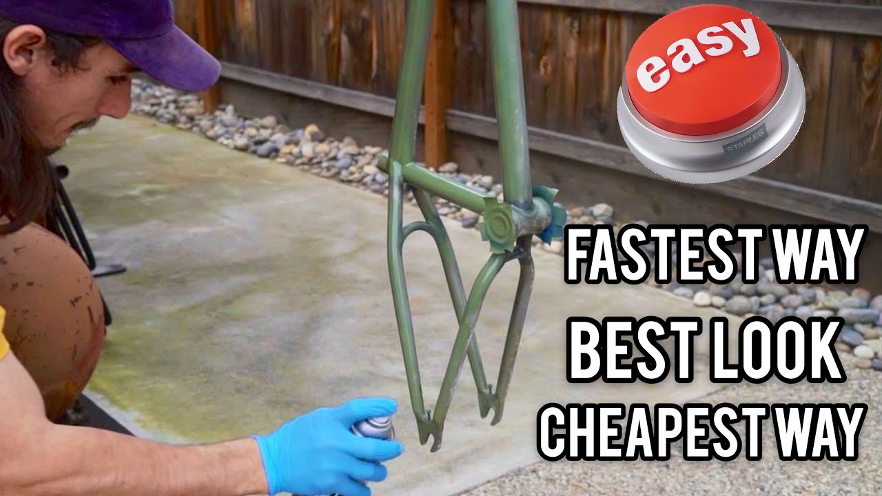 PAINTING A BMX FRAME LIKE A PRO!