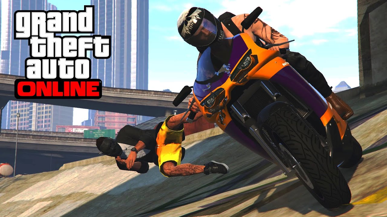GTA 5 - Tricks en moto et gros délire abonnés !