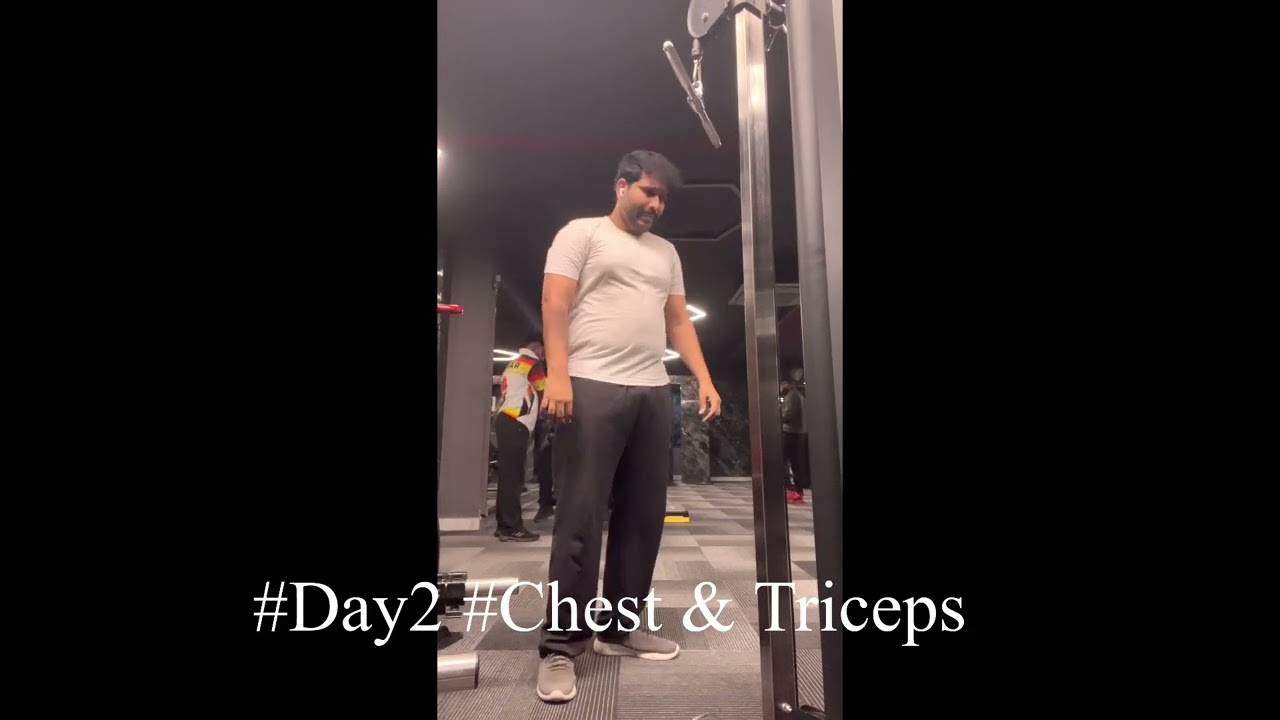 Day 2 Chest & Triceps Workout | Build Power, Shape & Strength 💥 | No Excuses