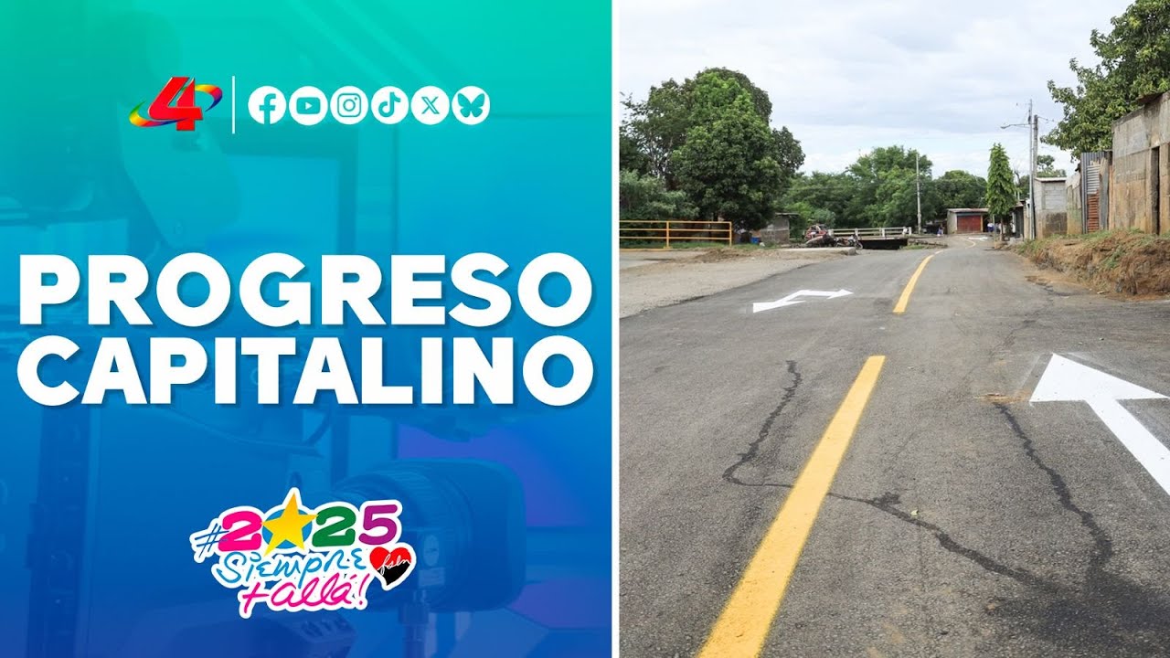 Calles para el Pueblo: Alcald&iacute;a de Managua 🏗️ inaugura calles en el Barrio 30 de Mayo ✅
