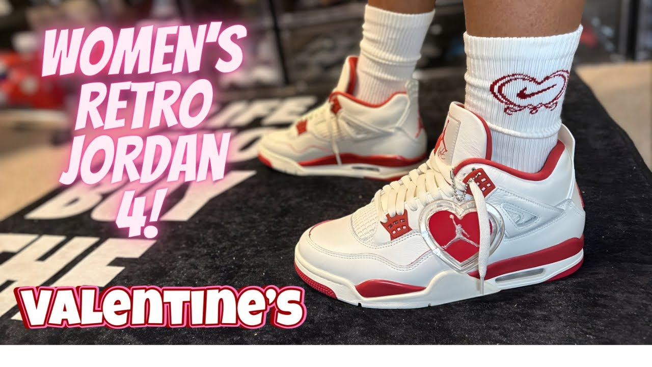 Women’s Retro Jordan 4 “Valentine’s Day”! Review & On Feet!