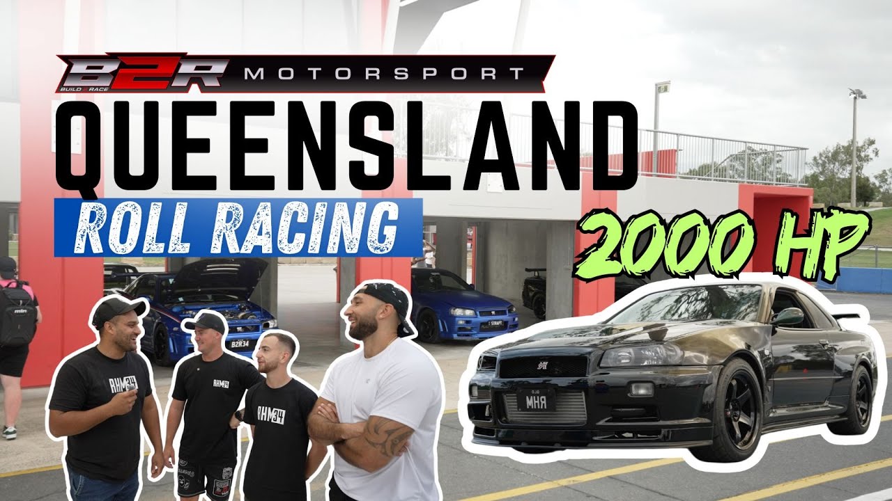 B2R Motorsports take on QUEENSLAND Roll Racing!!!