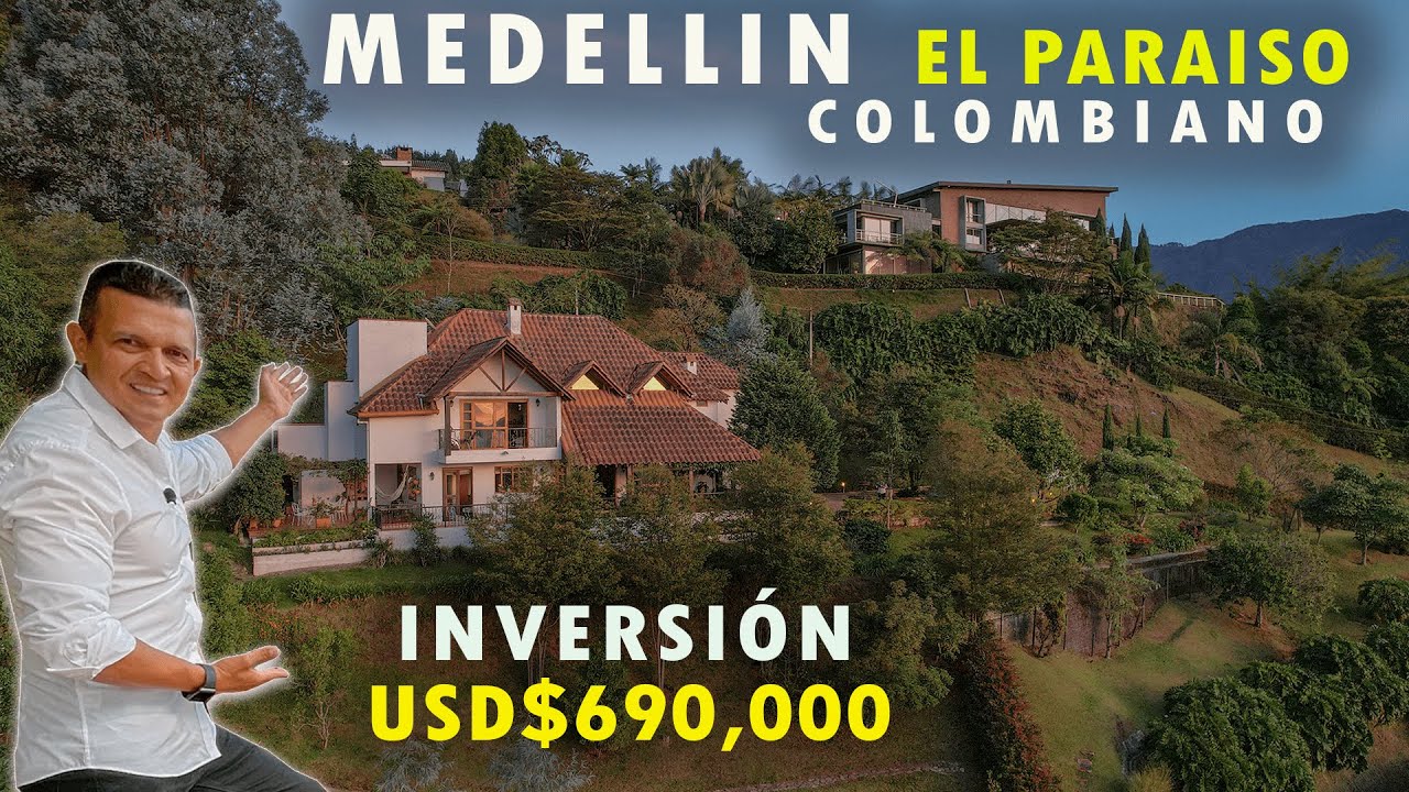 LA MEJOR VISTA A LA CIUDAD, Rodeada de aves  y Naturaleza. Envigado inversion COP $2.600 millones.