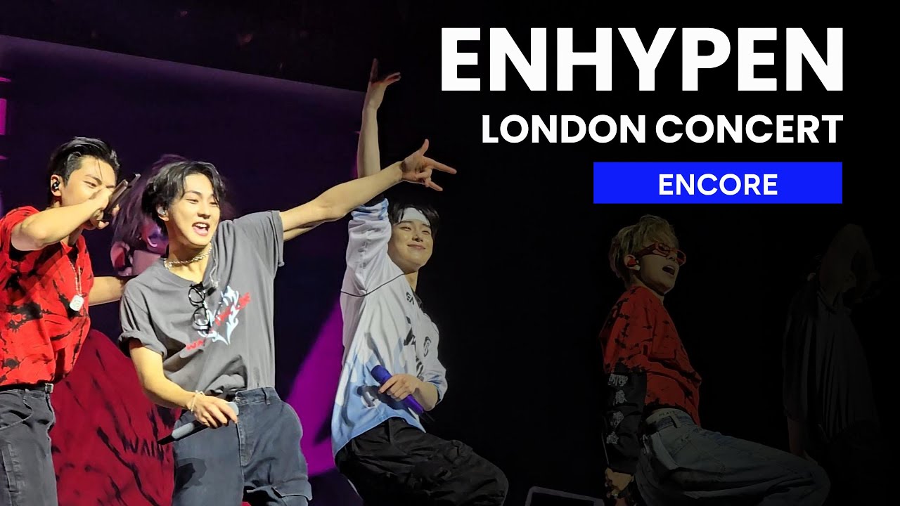 [4K] 250822 ENHYPEN Encore Stage in London | 'WALK THE LINE' Europe Tour 2025 [엔하이픈 앙코르 런던]