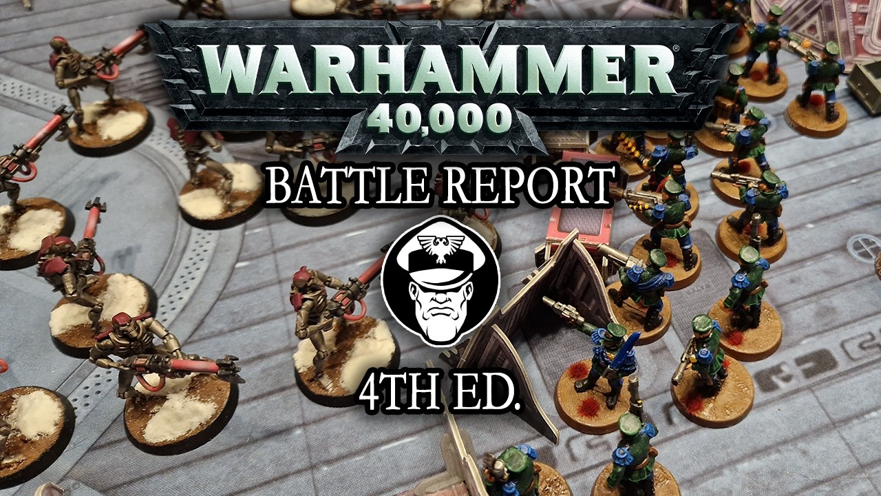 Imperial Guard Vs Necrons - 1500pts - Warhammer 40K 4th Edition Battle Report
