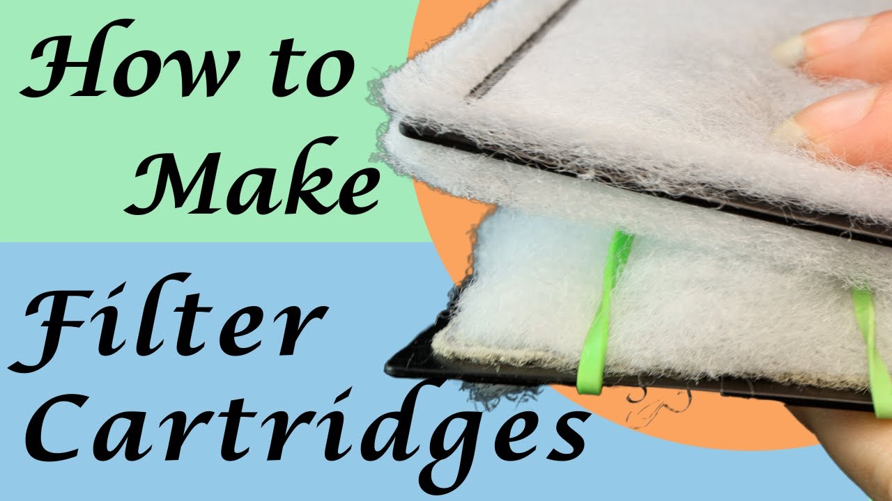 How to Make Homemade Filter Cartridges for Hang-On-Back Aquarium Filters