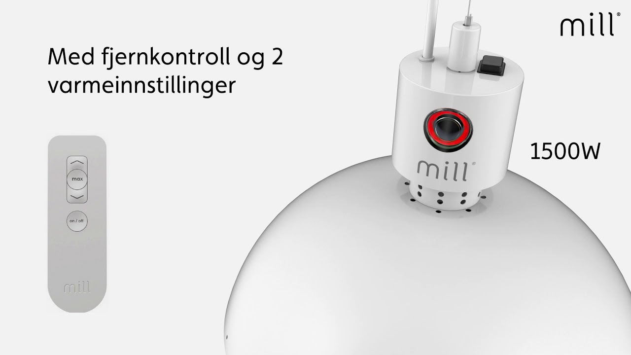 Mill terrassevarmer
