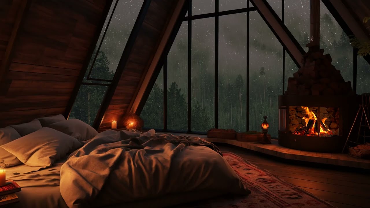 Natural Nighttime Rain Audio for Insomnia Relief and Peaceful Overnight Listening