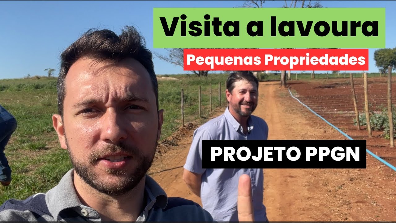 Visita lavoura Biti - Projeto Pequenas Propriedades