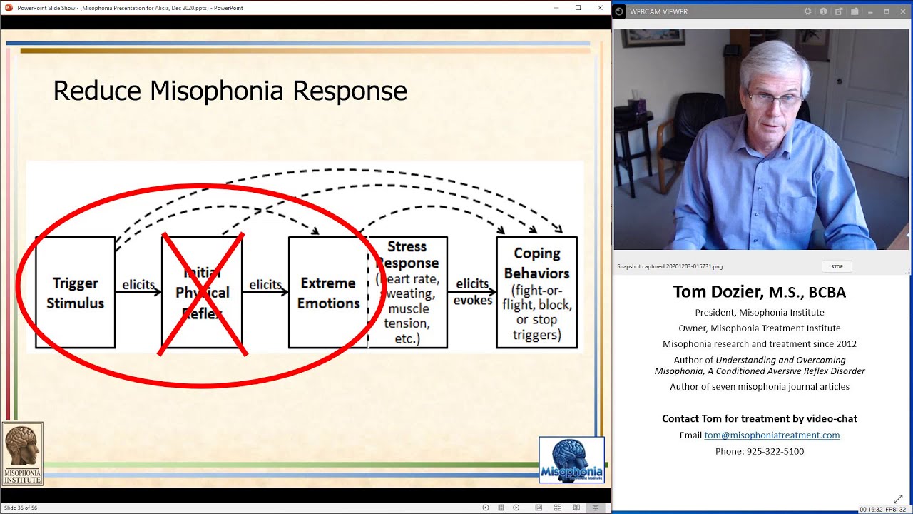 Misophonia Questins and Answers for Alicia