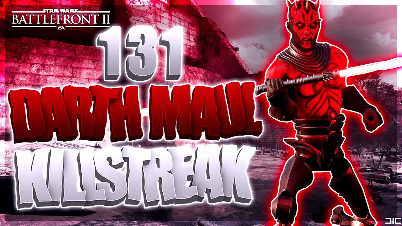 New Skin/New Voice Lines - 131 Cyborg Legs Darth Maul Killstreak in Star Wars Battlefront 2