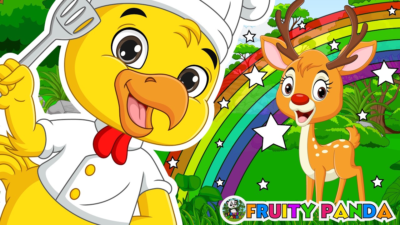 Muffin Man + Baby Deer - Nursery Rhymes & Kids Songs | Baby Songs