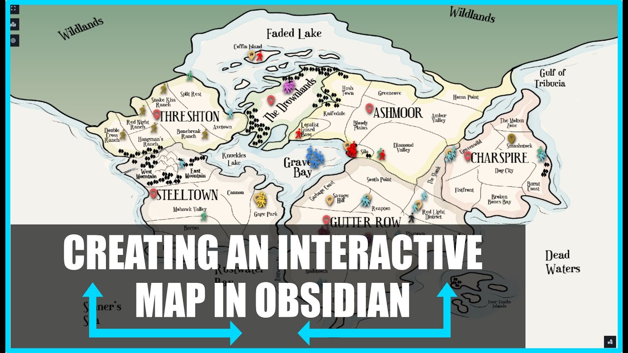 Creating an Interactive Map within Obsidian