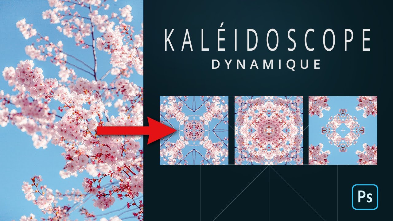 Comment faire un effet de kaléidoscope dans Photoshop