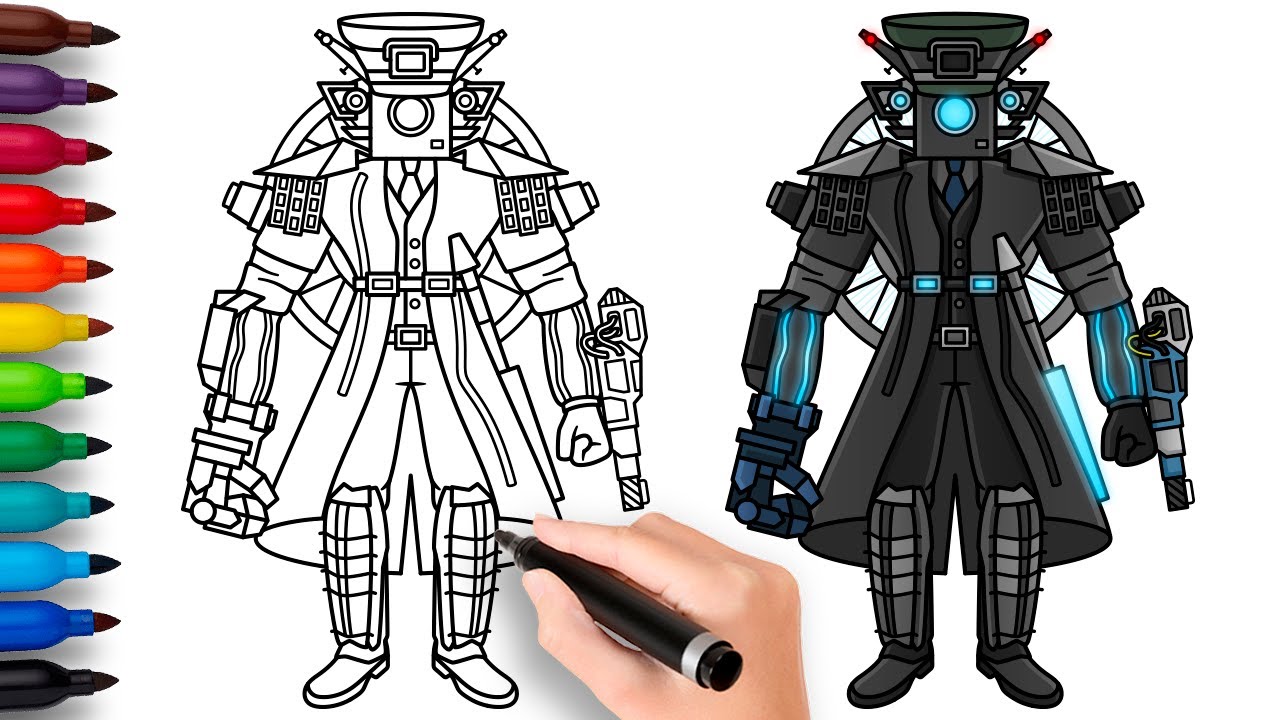 HOW TO DRAW NEW ASTRO UPGRADED LARGE CAMERAMAN | Skibidi Toilet Fanmade - Easy Step by Step Drawing