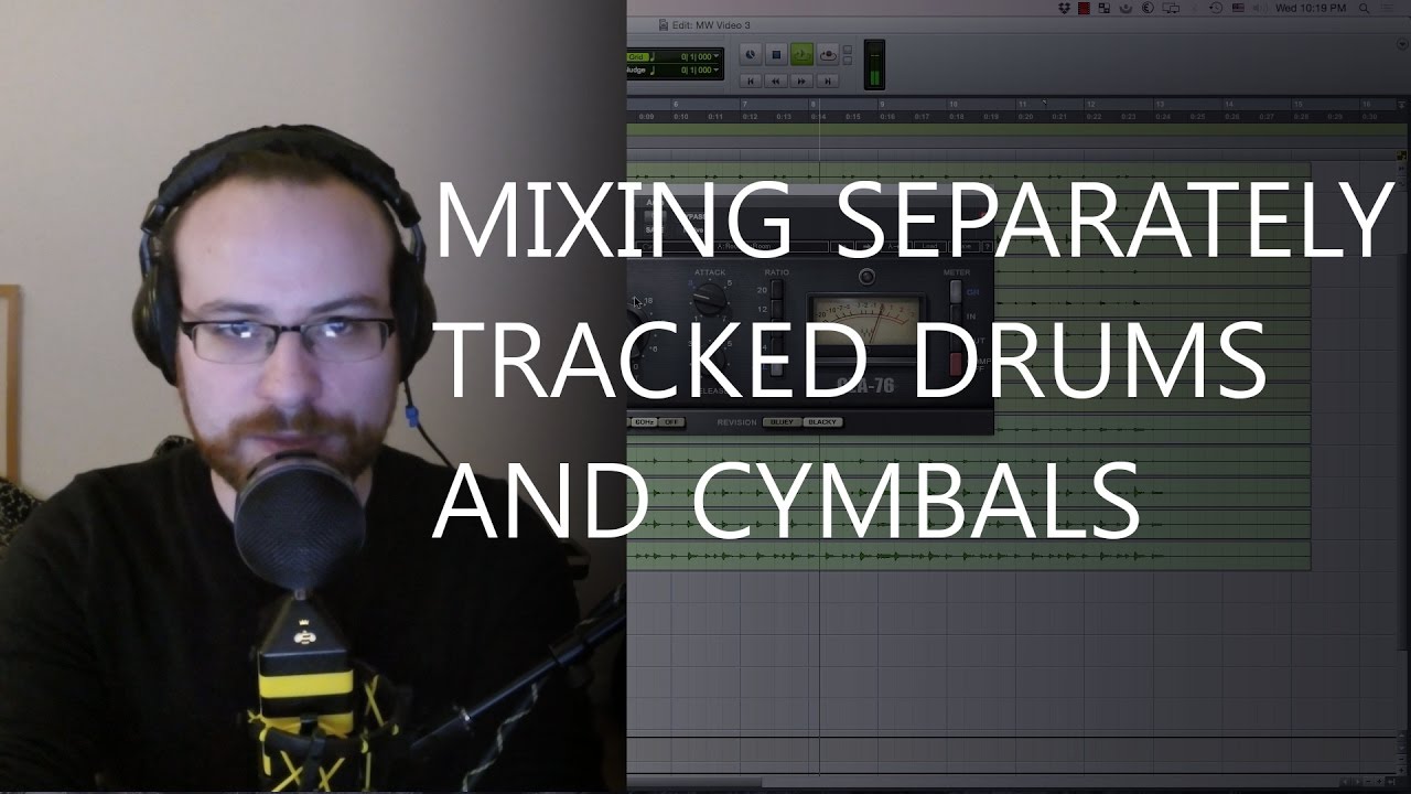 Mixing Separately Tracked Drums and Cymbals  - Mix Wednesday