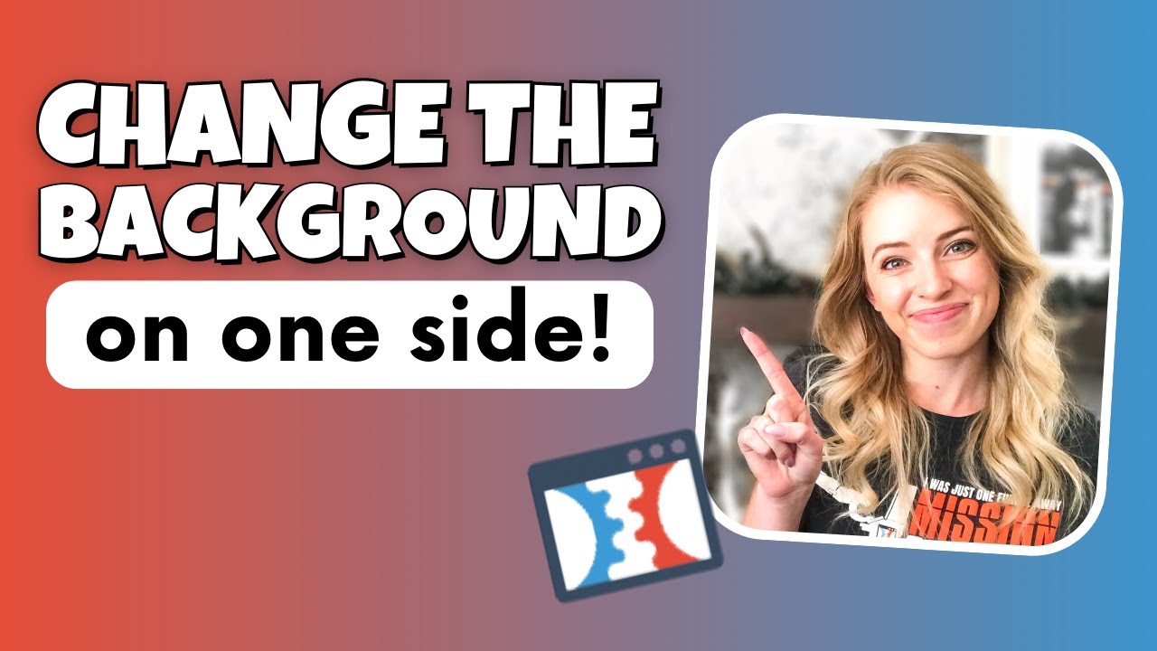 ClickFunnels 1.0 EASY Tutorial: How To Change The Background Color On One Side of A Row or Section