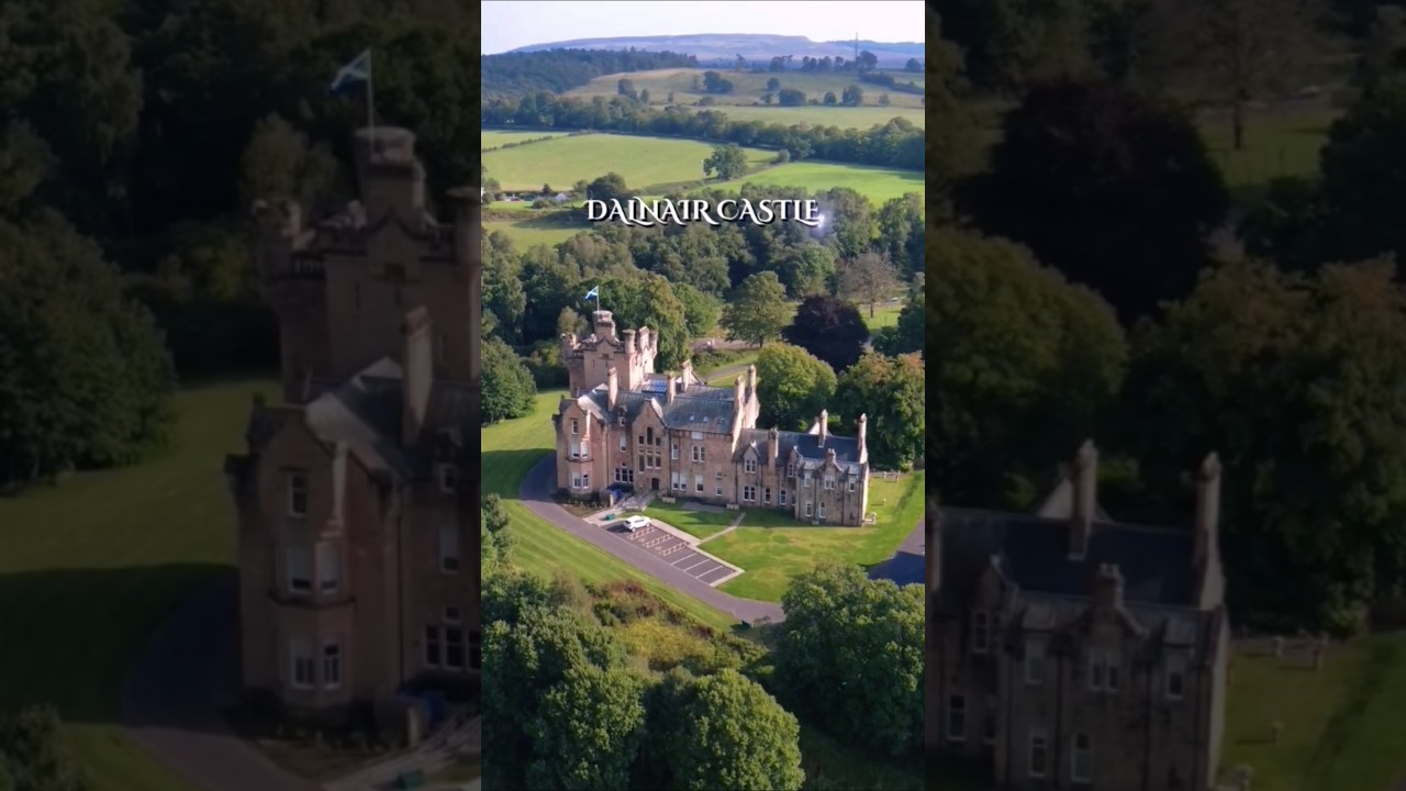 🏰 Dalnair Castle from the Sky