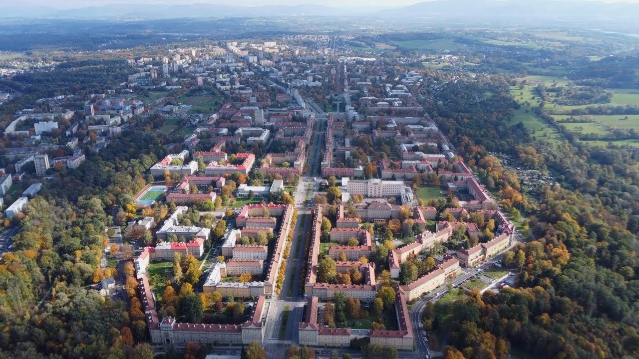 Podzimní přelet nad Havířovem