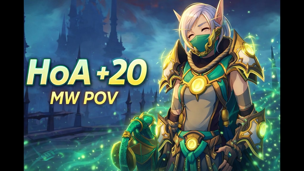 Midnight Pre-Patch | HoA +20 | MW Monk | Chill run with a funny ending