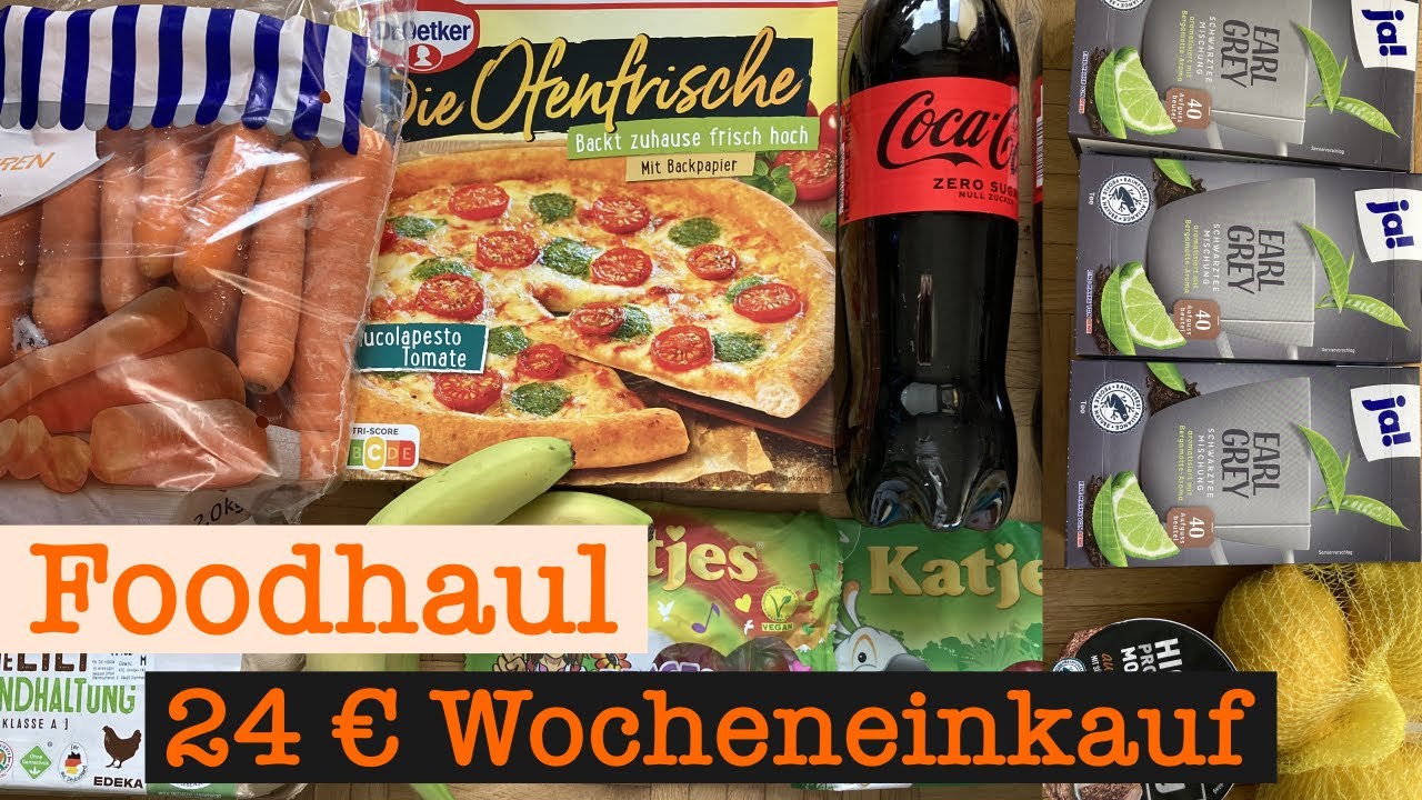 Wocheneinkauf günstig mit viel Payback 24 € | Food Haul mit Food Diary 1 Person | sparsam leben