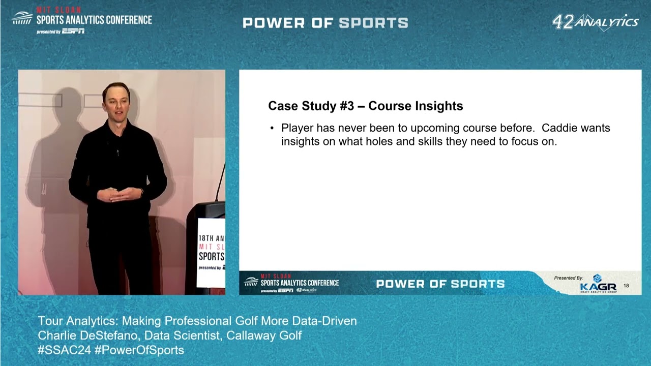 SSAC24: Tour Analytics: Making Professional Golf More Data-Driven