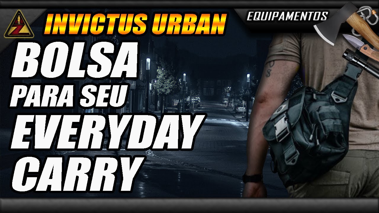 BOLSA URBAN INVICTUS   #AREAZ #SOBREVIVENCIALISMO #EVERYDAYCARRY