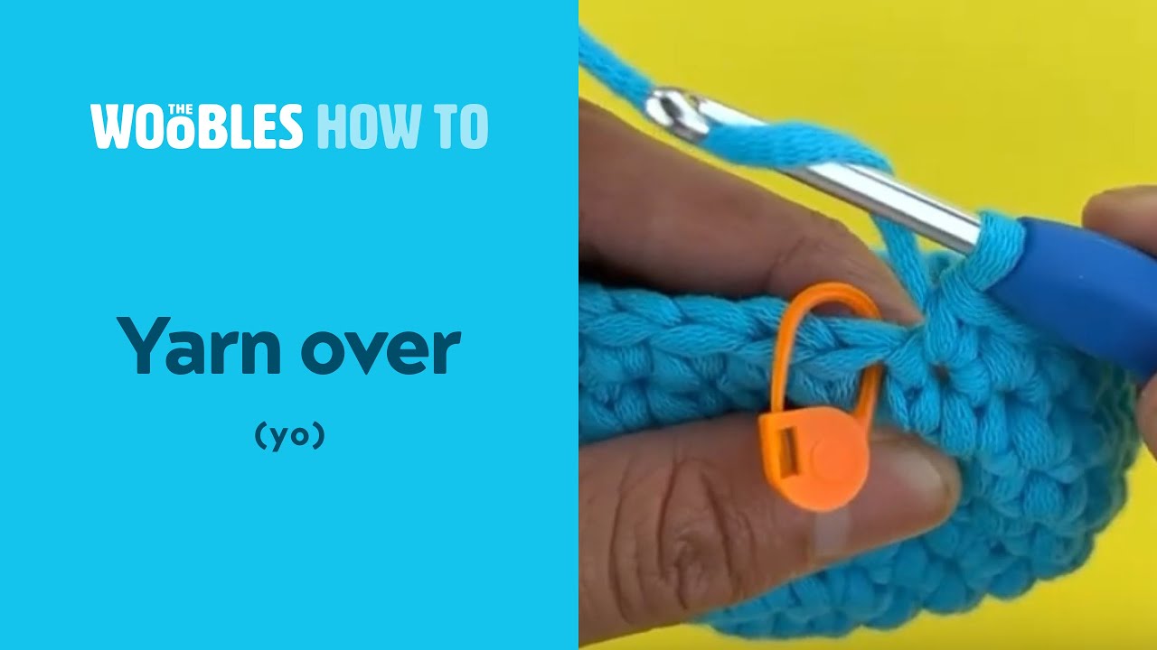 How to yarn over (yo) in crochet