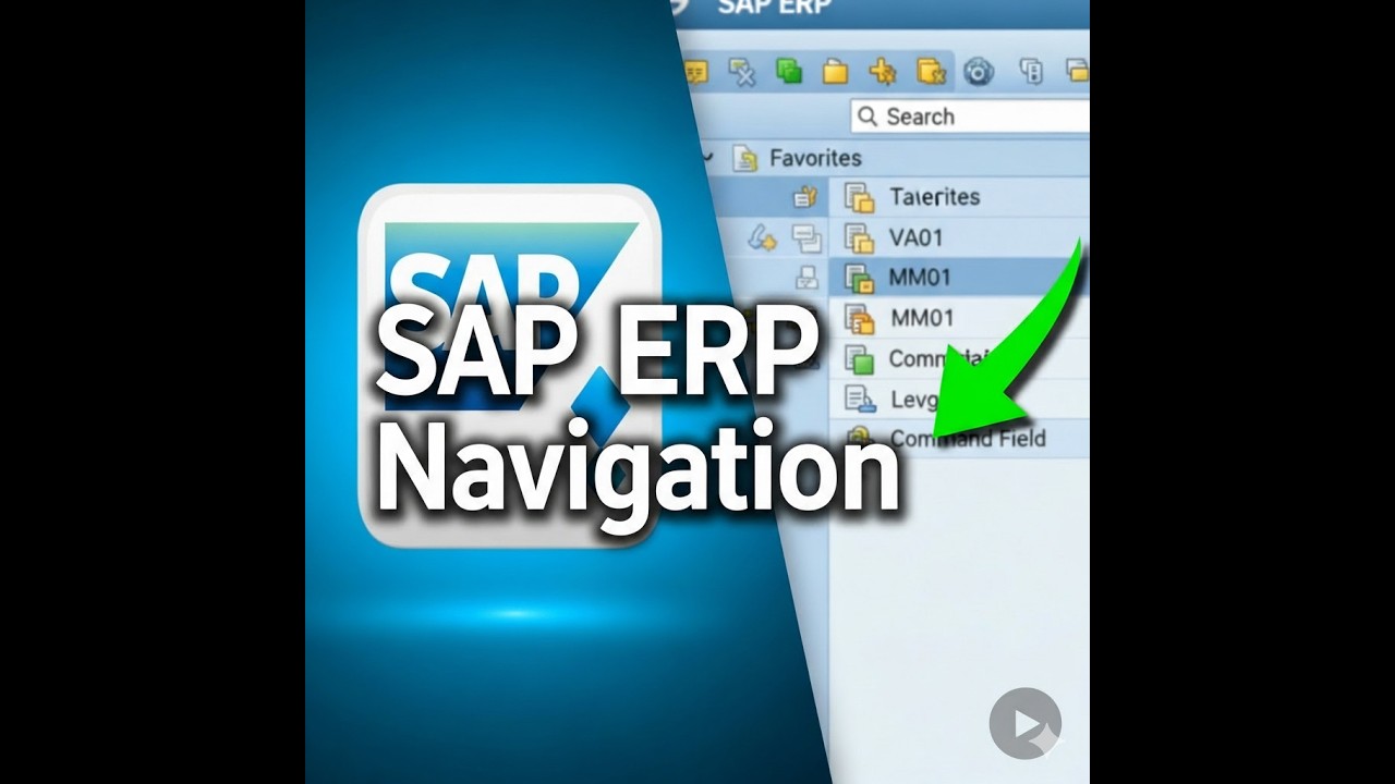 Navigation sur SAP ERP