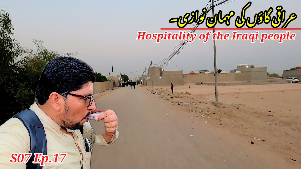 Iraqi village hospitality | Traveled 86 km from Najaf to Karbala on foot | S07 Ep.17