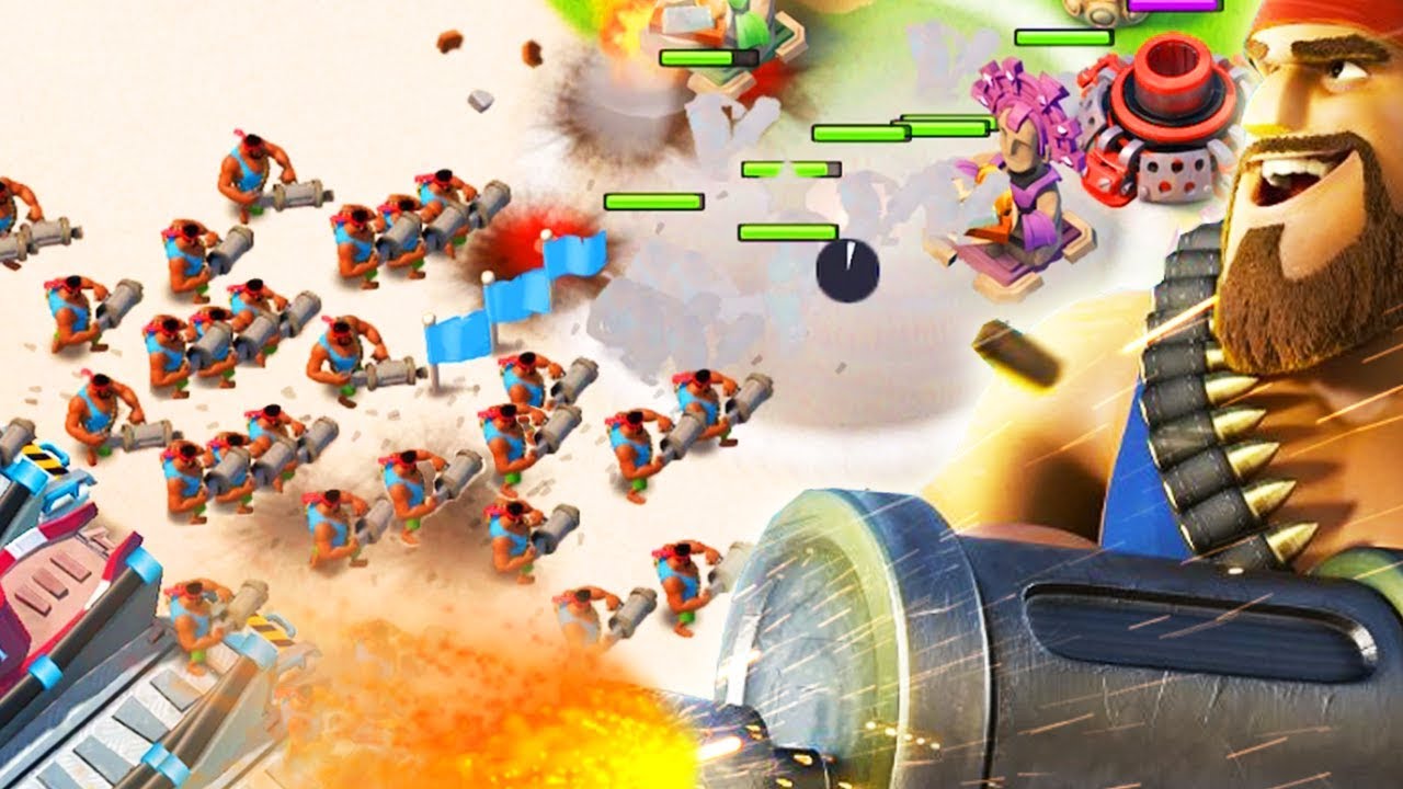 Boom Beach SMOKY Heavies DESTROYING Players!