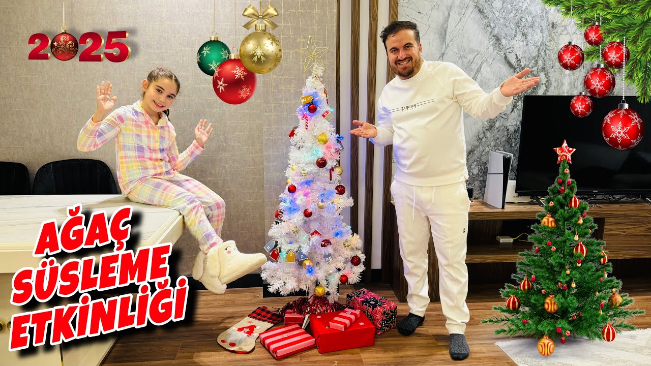 ELİF SİNEM YENİ YIL ETKİNLİĞİ !! BEYAZ AĞACIMIZI SÜSLEDİK !!