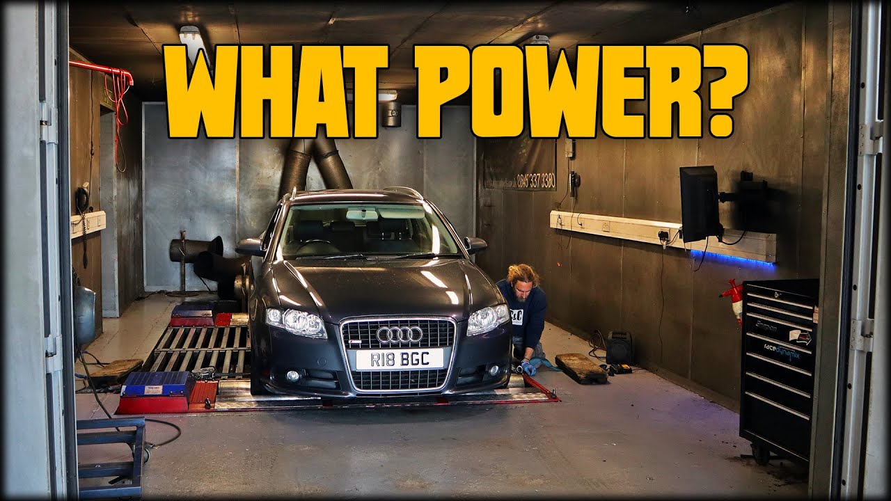 Какую мощность на самом деле выдает мой переделанный Audi?
