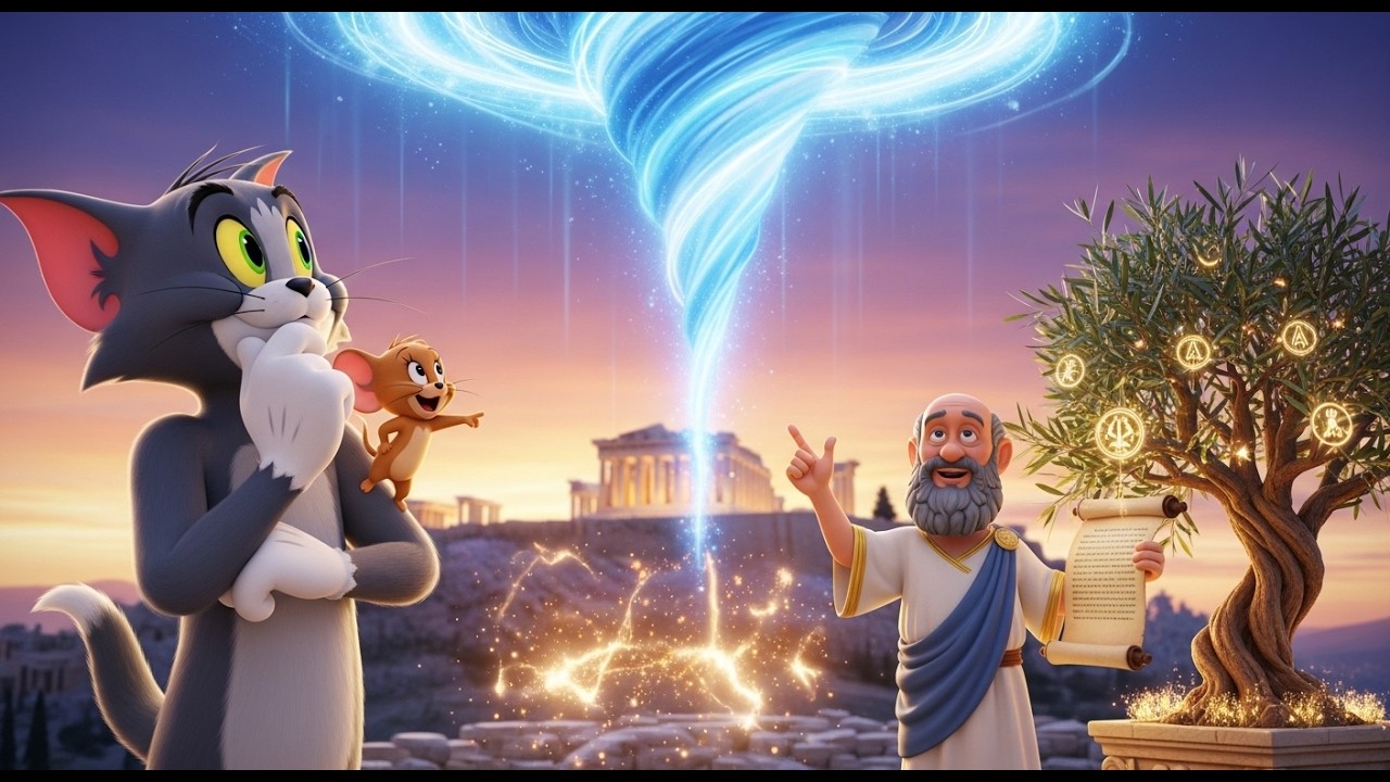 Tom & Jerry in Ancient Athens | Meeting Socrates and Discovering True Wisdom