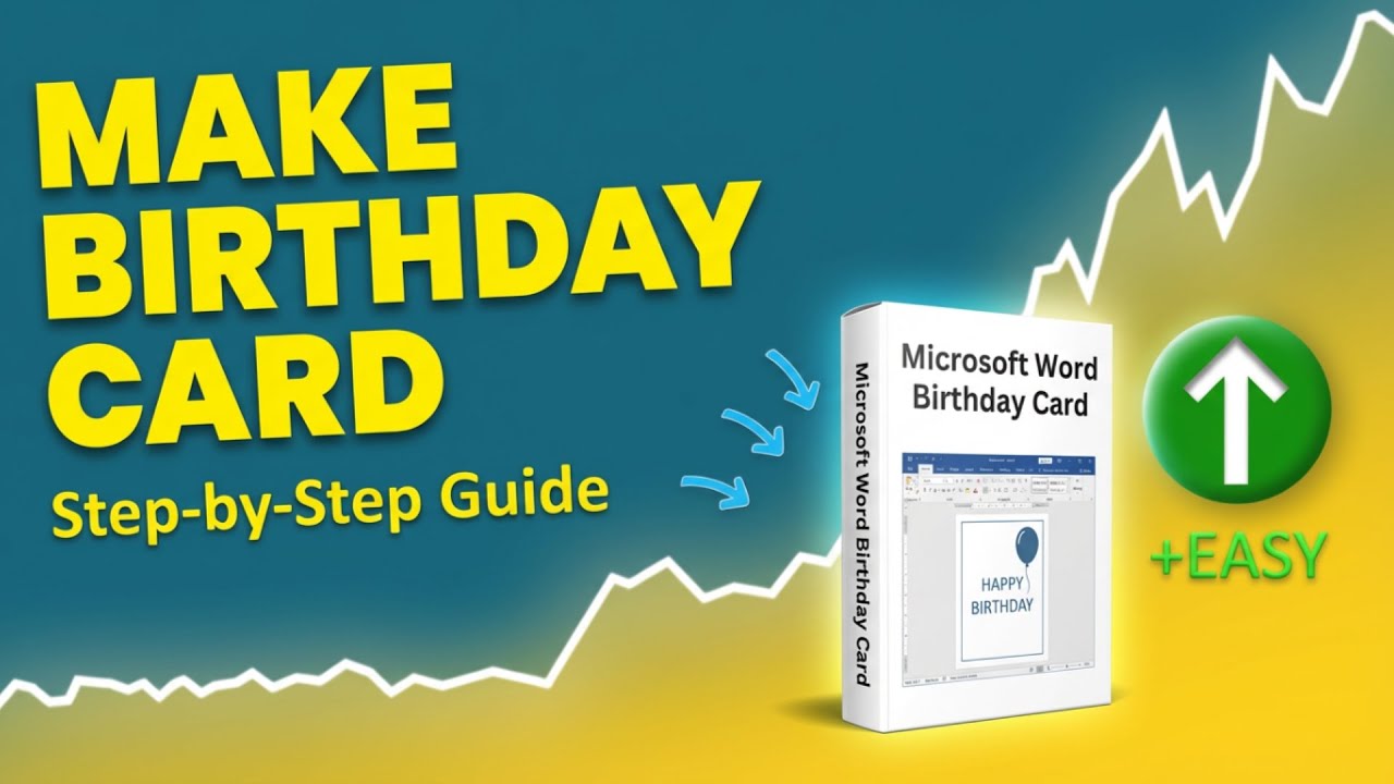 how to make a birthday card on microsoft word