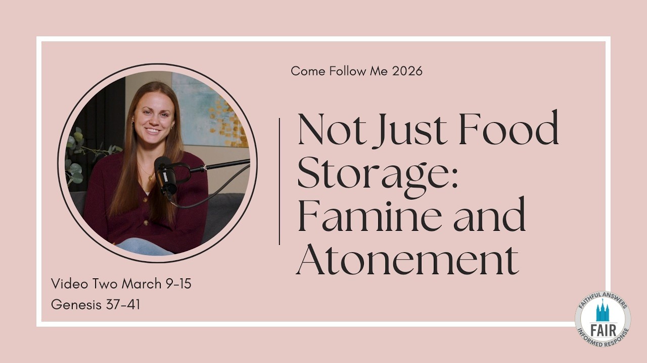 Come, Follow Me with FAIR – Genesis 37–41 – Video 2 – Autumn Dickson