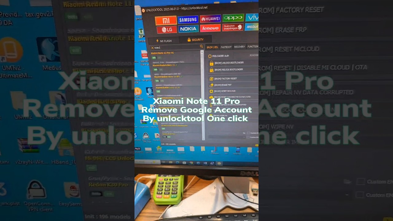 2025 Xiaomi Note 11 Pro Google Account Lock Remove By Unlocktool