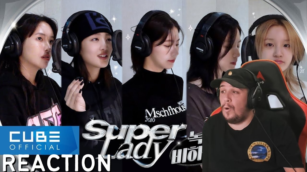 Reaction To (G)I-DLE - Super Lady Recording Behind