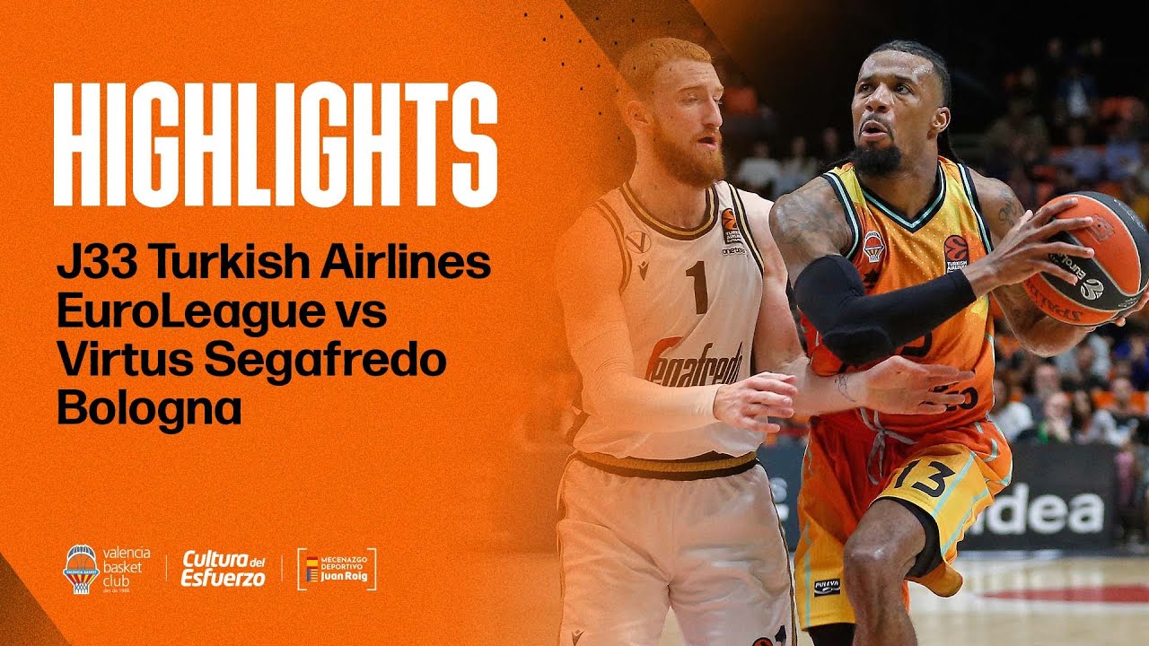 🏀 HIGHLIGHTS | J33 Turkish Airlines EuroLeague vs Virtus S Bologna (79-68) | Valencia Basket #shorts