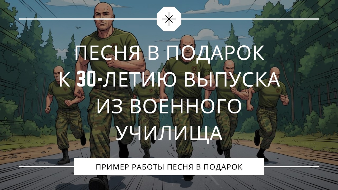 Песня в подарок к 30-летию выпуска из военного училища | Армейская дружба