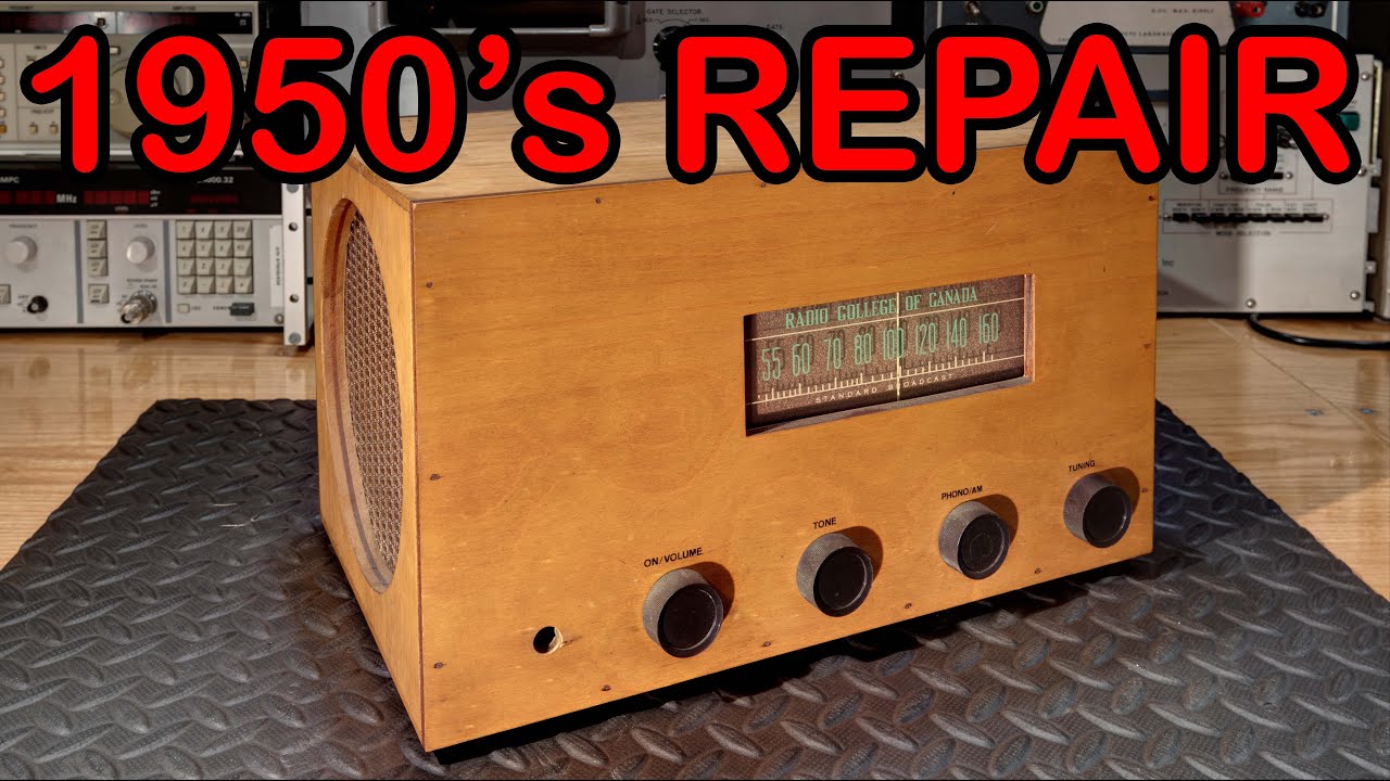 Troubleshoot And Repair Electronics - 1950's Radio Receiver!